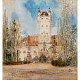 thumbnail image 2 of Anton Romako 12x13 Gold Ornate Wood Frame and Double Matted Museum Art Print Titled - Greillenstein Castle (Between 1885 and 1886), 2 of 4
