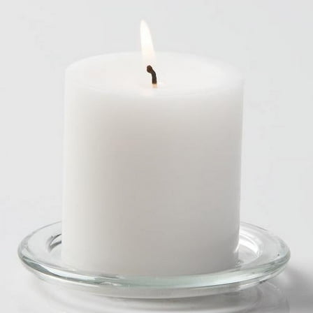 Richland Pillar Candles 3"x3" White Set of 48