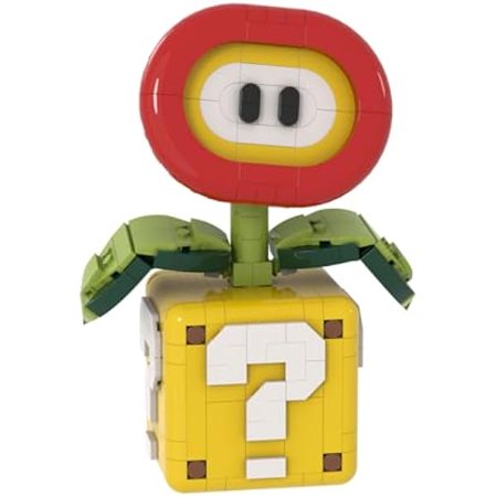 Jeamoc Piranha Plant Building Block for 71426 Piranha Plant, 337pcs Creative Piranha Plant Model, Compatible with 71426 Piranha Plant