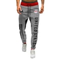 thumbnail image 2 of LTTVQM Men's 250 Anniversary Sweatpants Patriotic Drawstring Elastic Waist 1776-2026 Sports Pocket USA Flag Graphic Street Cuffed Joggers Pants Dark Gray L, 2 of 4