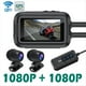 thumbnail image 5 of Dual 1080P Motocicleta DVR Impermeable Moto Cámara WiFi GPS Dash Cam Frontal Trasera Conducción Video Grabadora Caja Negra, 5 of 5