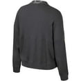 thumbnail image 3 of Women's Colosseum  Heather Charcoal Oklahoma Sooners OHT Military Appreciation Payback Henley Thermal Sweatshirt, 3 of 4