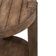 thumbnail image 6 of Liberty Furniture Broadmore Round Chairside Table - Brown, 6 of 12