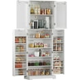 HOMEFORT 64" Kitchen Pantry Modern Tall with MDF board