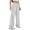 LightGrey, variant on Sweatpants for Women Summer Wide Leg Pants with Pockets Elastic Waistband Comfy Pants Lightweigt Jogging Pants Light Grey M