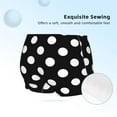 Easygdp Black and White Polka Dot Girls Hipster Cotton Underwear Little