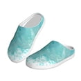 thumbnail image 2 of Easygdp Tranquil Ocean Canoe Journey Slippers for Women Mens Winter Warm Home Slippers Plush Slip on House Slippers for Indoor Outdoor Shoes-35/36, 2 of 7
