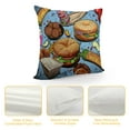 thumbnail image 4 of COMIO  Fast Food Pillow Cover Pop Art Pillow Case Hamburger Hot Dog Pizza Sandwich Print Throw Pillowcase Funny Creative Pillowcase, Queen, 4 of 5