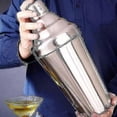 thumbnail image 1 of 1.8l Big Stainless Steel Cocktail Boston Bar Shaker: 3 Piece Set|cocktail Shakers, 1 of 4