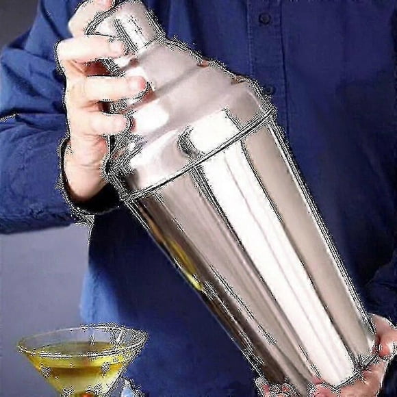 1.8l Big Stainless Steel Cocktail Boston Bar Shaker: 3 Piece Set|cocktail Shakers