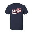 thumbnail image 2 of Wild Bobby Stay Woke, Classic Iconic Soda Logo Parody Men Tee, 2 of 5