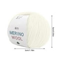 thumbnail image 3 of Wool Hand-woven Medium Coarse Scarf Hat Overcoat Wool Merinoss Wool Wool Cashmeres Yarn, 3 of 6