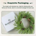 thumbnail image 6 of Plain Christmas Cedar Wreaths for Front Door 20-22 Inches, Real Touch Xmas Pine Winter Wreath for DIY Window Outdoor Outside, Artificial Holiday Farmhouse Wreath for Indoor Decor, 6 of 16
