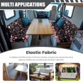 thumbnail image 3 of KUIFORTI Cherry Blossoms Camper RV Seat Slipcovers, Full Coverage Elastic Stretch, Anti-Slip & Washable,Decorative Covers for Travel Trailer Bench & Couch, 3 of 7