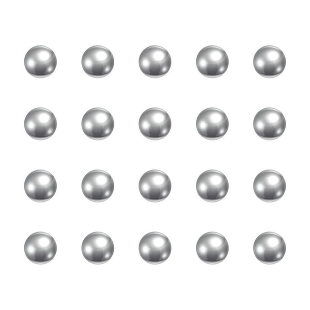 Unique Bargains 4mm Chrome Steel Bearing Balls G5 Precision 30 Pack