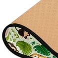 thumbnail image 4 of Cute Lion Tiger Monkey Elephants Hallway Runner Rug 2'X6' Non-Slip Washable Carpet Runner Kitchen Entryway Laundry Bedroom, 4 of 7