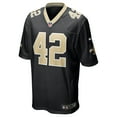 thumbnail image 2 of Men's Nike Chase Hansen Black New Orleans Saints Game Jersey, 2 of 4