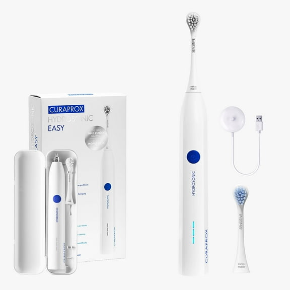 Curaprox Hydrosonic Easy – Sonic Toothbrush for Simple, Powerful Oral Health