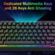 thumbnail image 5 of Teclado Gaming Redragon K524 RGB con cable negro, 5 of 9