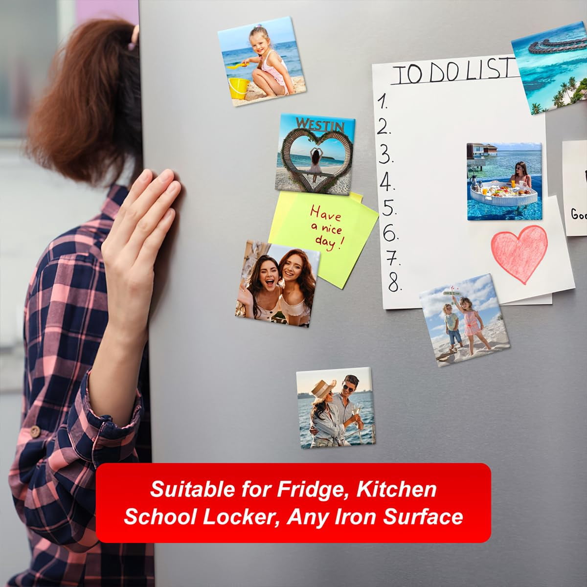 1000sets Cardboard Magnet 2x2inch Materials DIY Fridge Magnet Materials