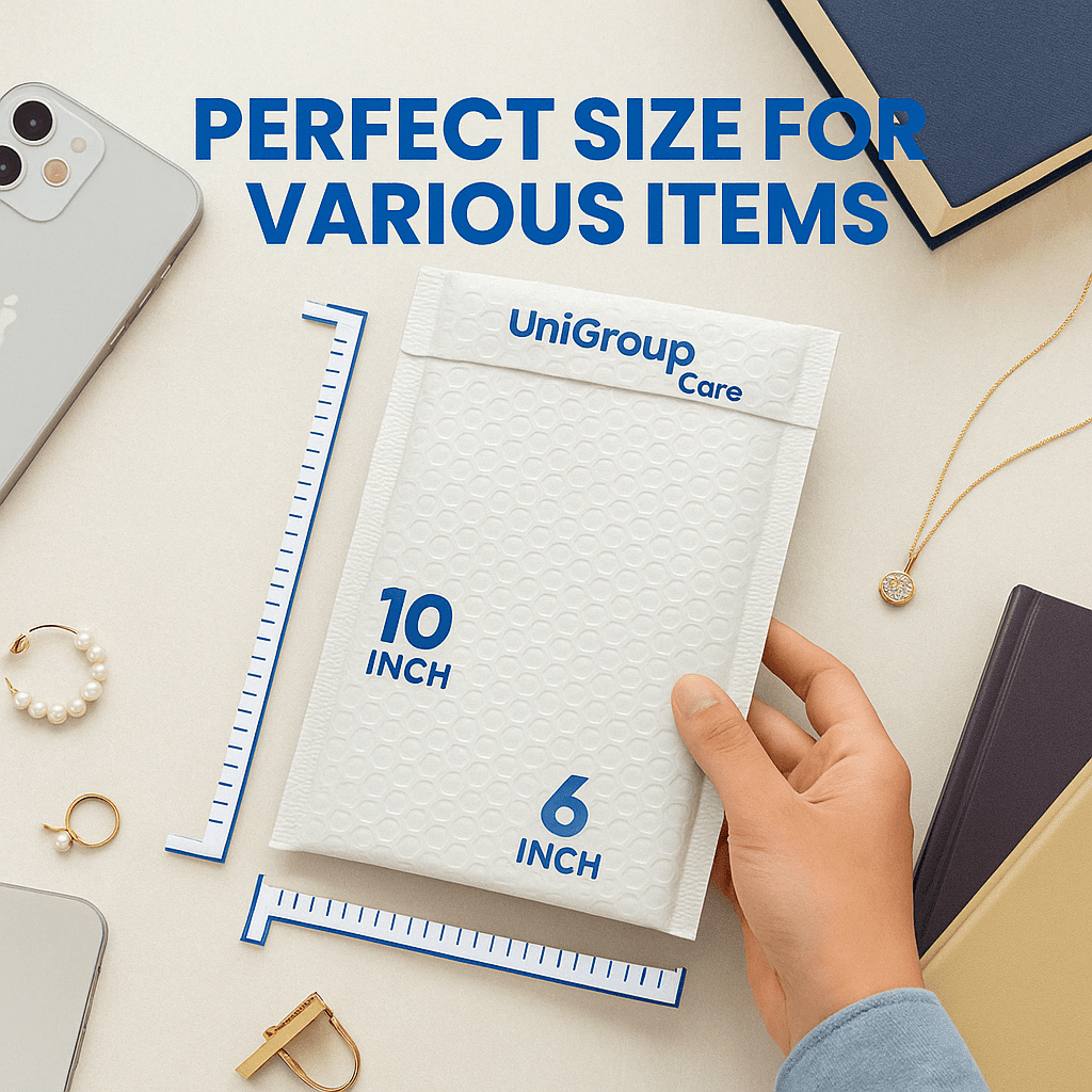 Bubble Mailers 6x10 Inch 600 Pack White Bubble Mailers Waterproof Padded Envelopes for Packaging, Shipping, Mailing, Small Business Supplies