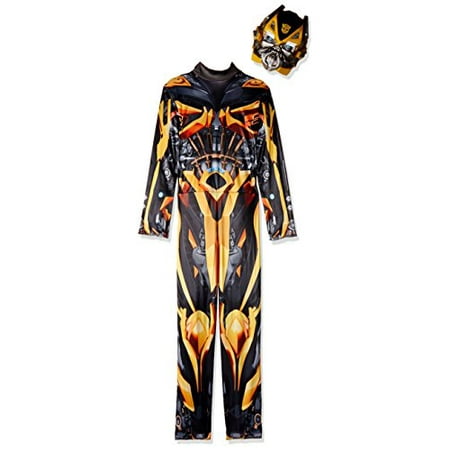 Disguise Hasbro Transformers Age of Extinction Movie Bumblebee Classic Boys Costume, Large/10-12