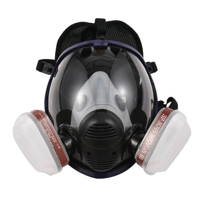 Gases Máscara de Químicos Pinta Antiformaldehído Máscara de Carbono Activada Silicona Filtros de Cara Tema de Cara Escudo transpirable Escudo de Cara Cubierta