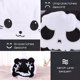 thumbnail image 2 of (Esqueleto negro/blanco) Juguete de peluche reversible para bebés, niños, niñas y niños, 2 of 5