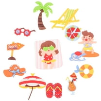 LOLIPPYY Beach Ocean Theme Birthday Cake Topper Set - 1 Piece Decorative Cake Decoration for Parties and Celebrations