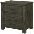 thumbnail image 1 of Beaumont Lane 3 Drawer Nightstand in Weathered Charcoal, 1 of 4