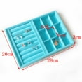 thumbnail image 2 of Organizador de Bandejas de Joyería Apilable de Lujo Zulema Bandeja de 9 Rejillas Reloj Organizador Cajón, 2 of 8