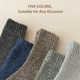 thumbnail image 3 of SharkTRUE  5 Pairs Merino Wool Socks for Men, Thick Winter Wool Hiking Socks, Warm Breathable Crew Mens Socks（Fit USA Size 7-13), 3 of 9