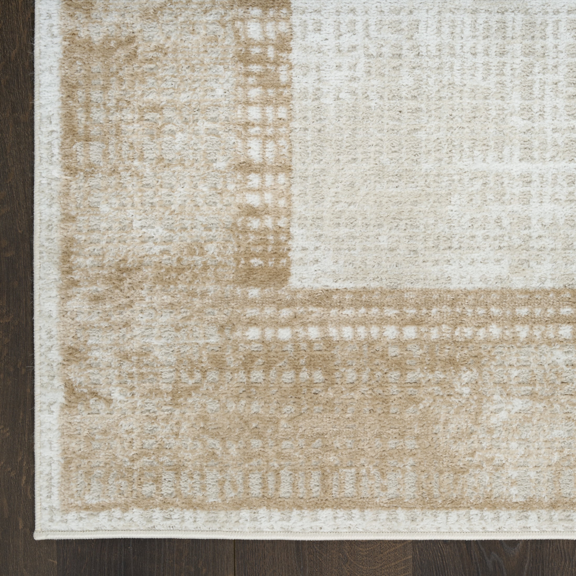 Nourison Dekor 5'3" x 7' Ivory Beige Modern Indoor Rug
