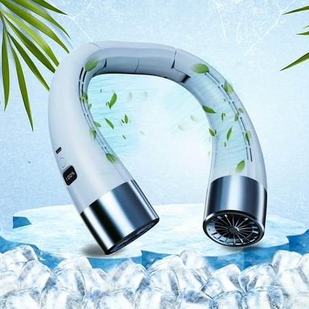 

Foldable Portable USB Mini Mini Fan Silent Leaf Less Hanging