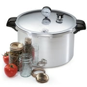 Presto 16 Quart Heavy Gauge Aluminum Pressure Canner with Gauge and Rack 01755