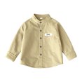 thumbnail image 5 of RFQWOVSR Boys' Long Sleeve Cotton Shirt for School and Casual Wear, 5 of 5
