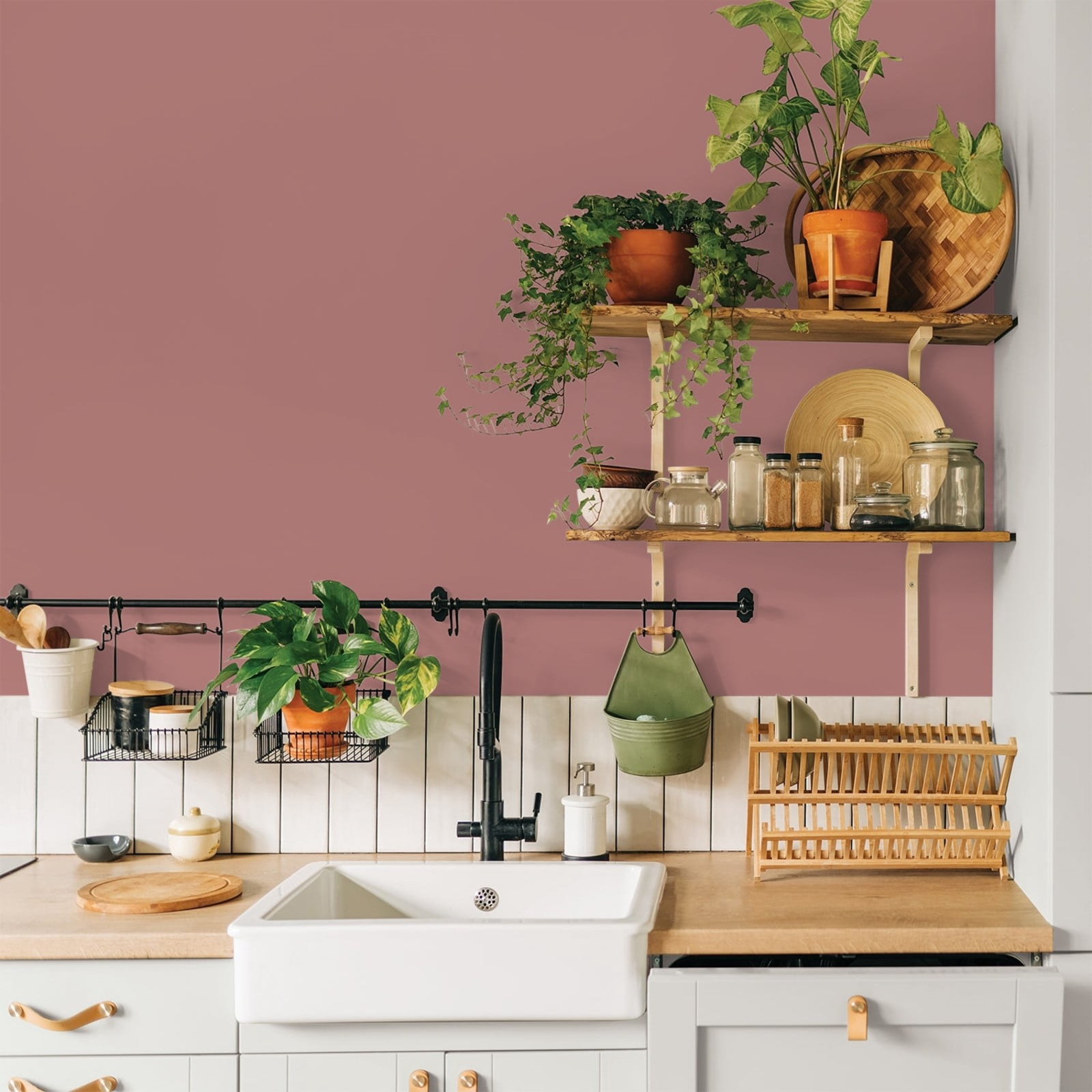 Glidden Glidden Kitchen Bath and Laundry Violet Echo / Purple, Eggshell Interior Paint with Primer, 1 Gallon
