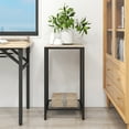 thumbnail image 3 of End Tables, Side Tables with Storage Shelf, Industrial Side Table Nightstand with Durable Metal Frame Coffee Table with Mesh Shelves for Living Room, 3 of 6