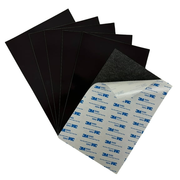 5 CheckOutStore Flexible Self Adhesive Magnetic Sheets 20 Mil (6 x 9)