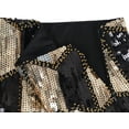 thumbnail image 4 of Women's Sequin Party Cocktail Sparkle Pencil Skirt, Gold, One Size, 4 of 5