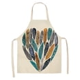 thumbnail image 2 of Oleegame 2PC Pretty Apron Wind Catcher Net Apron Art Spring Tropical Nature Theme Neutral Kitchen Apron Hanging Neck For Cooking Gardening Adult Apron, 2 of 6
