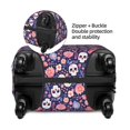 thumbnail image 6 of Uemuo white Skull Flower Printed Washable Luggage Cover - Fashion Suitcase Protector Fits 18-32 Inch Luggage -Medium, 6 of 9