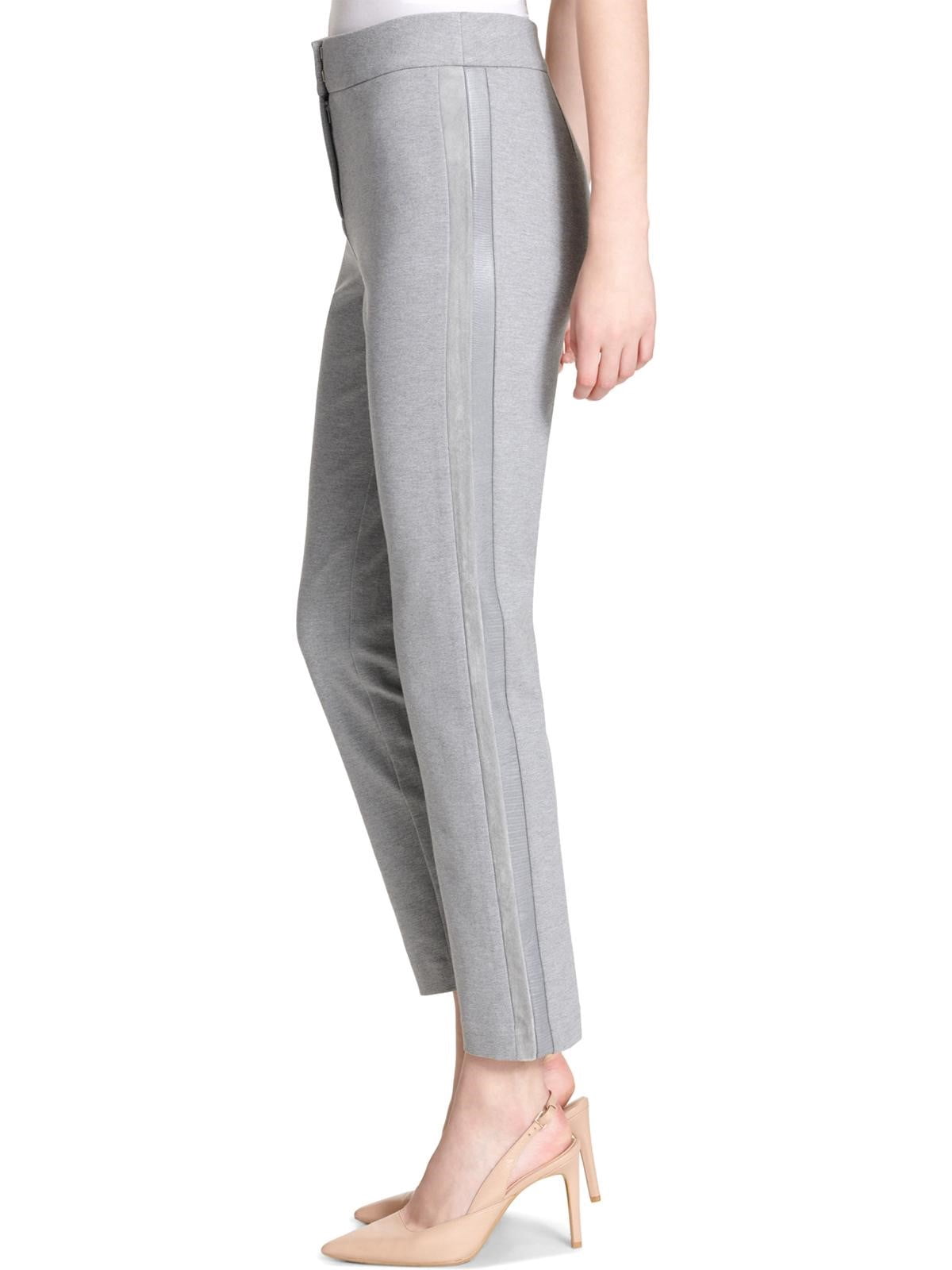 Calvin Klein Womens Faux Leather Dress 