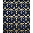 thumbnail image 2 of K2 Floor Style Gramercy Midnight Blue Hand Made Wool & Silkette™ Area Rug, 2 of 2