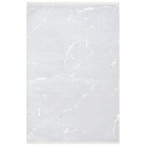 SAFAVIEH Whisper Zenji Modern Area Rug, Grey/Ivory, 8' x 10'