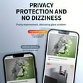 thumbnail image 3 of 9H Hardness 3-Pack iPhone Refractive Privacy Glass Screen Protector | 9H Hardness, Anti-Peeping, Anti-Fingerprint, Full Coverage Tempered Glass Film | For iPhone Series with Edge Protection, 3 of 6