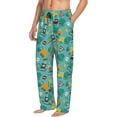 thumbnail image 3 of Kdxio Trucks And Excavators Print Men's Sleep Pajama Pant Lounge Pants with Pockets, 3 of 8