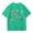 shirts 102#Green, variant on WAYUTE Girls Short Sleeve T Shirt Number Print Top for Children Playful Graphic Tee Soft Loose Cute Summer Daily Wear