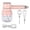 Pink 2-in-1 / Glass cup 300ml, variant on Cordless Electric Hand Mixer and Food Chopper 2-in-1 Portable Whisk with 300ml Glass Bowl, Green, 1-Piece