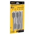 thumbnail image 1 of Juego de brocas planas de manita, 6 piezas, Pretul Pretul J-BPP-6, 1 of 2